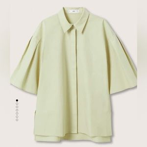 Mango Short Sleeve Cotton Shirt